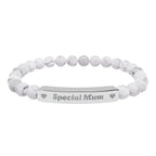 Natural Stone Bar Bracelet | Special Mum