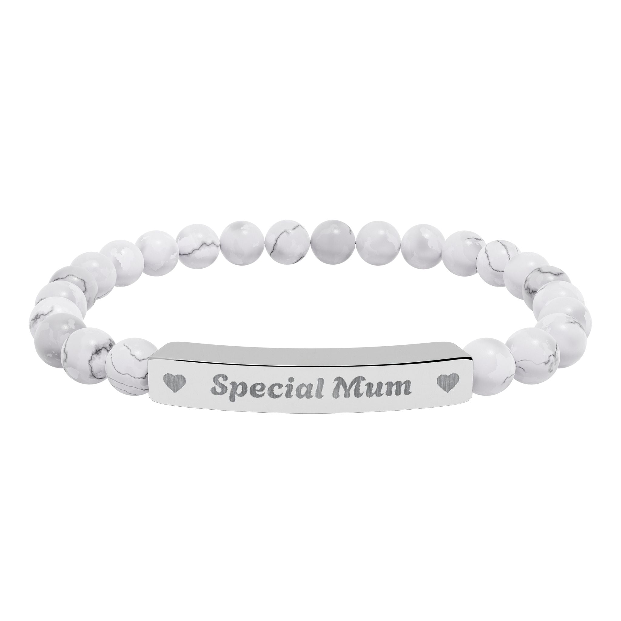 Natural Stone Bar Bracelet | Special Mum