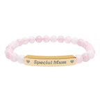 Natural Stone Bar Bracelet | Special Mum