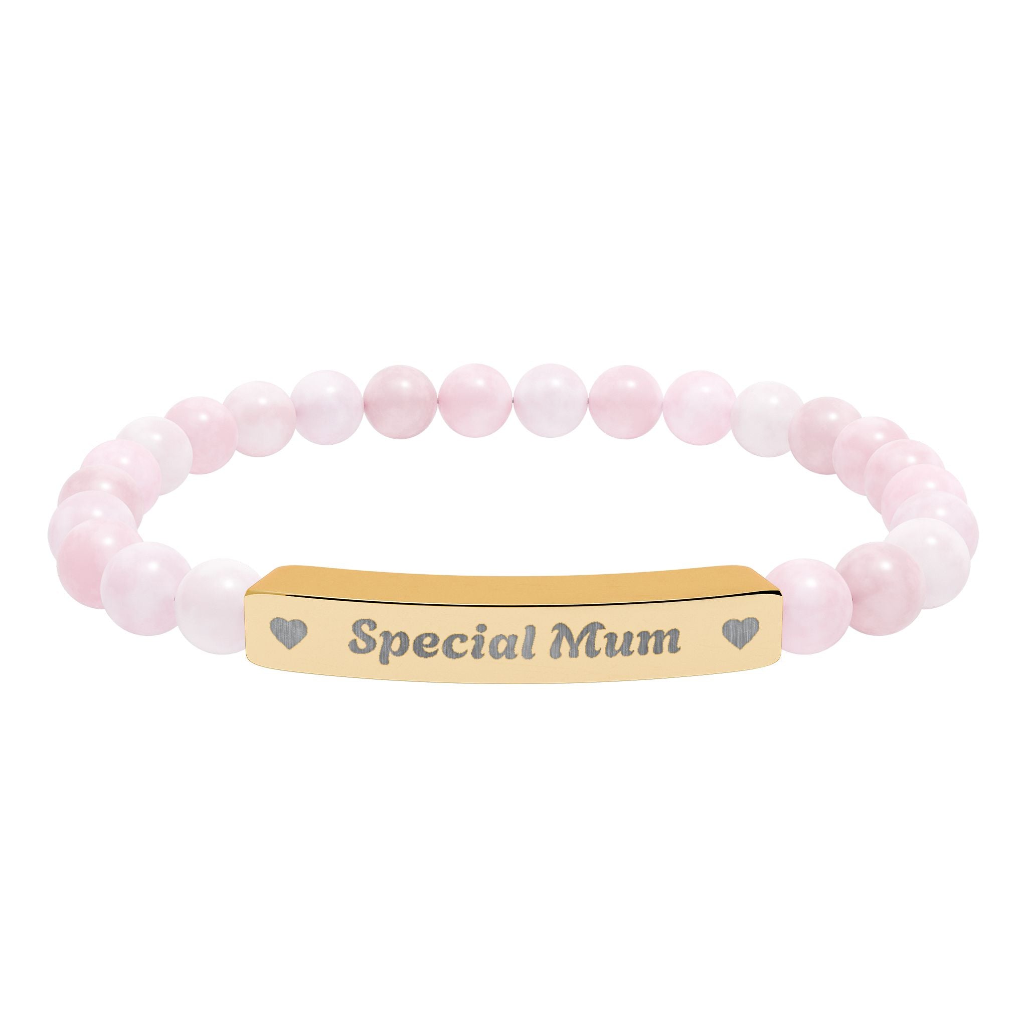 Natural Stone Bar Bracelet | Special Mum
