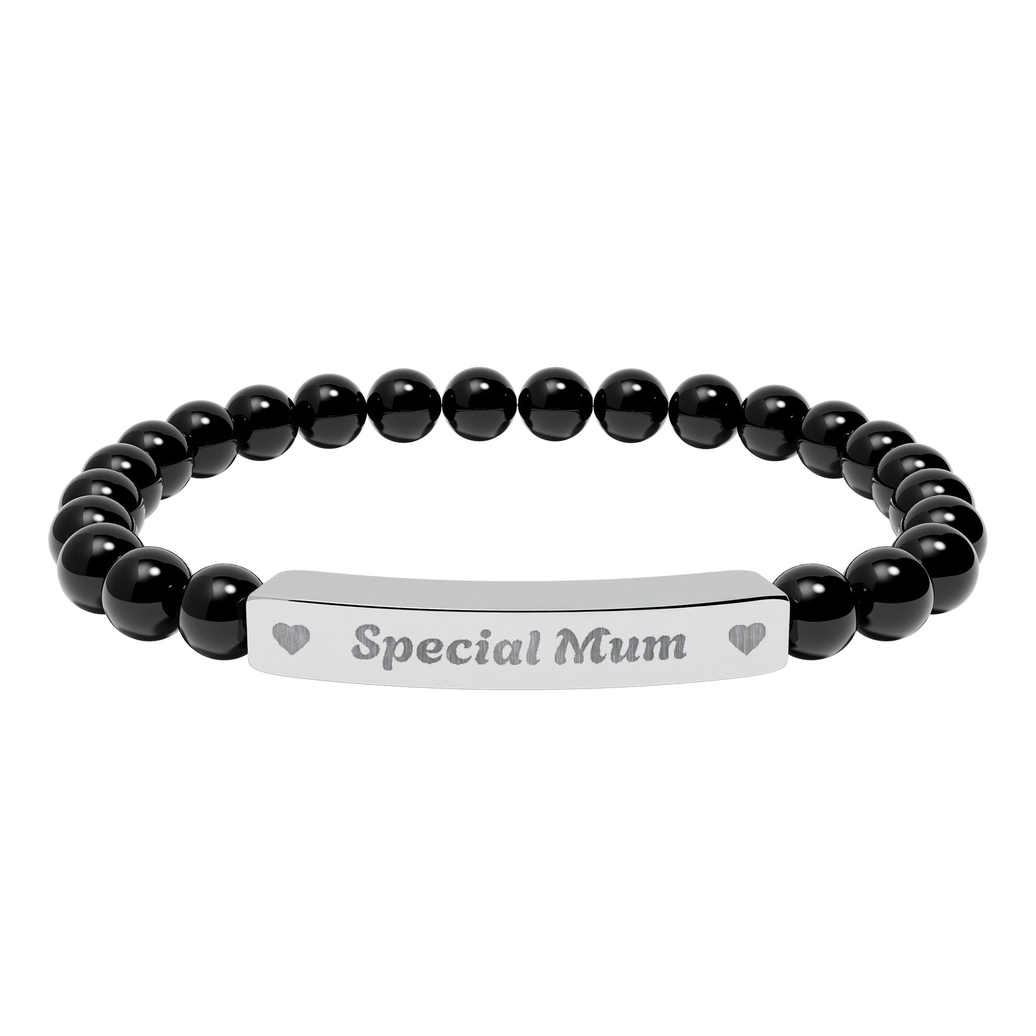 Natural Stone Bar Bracelet | Special Mum