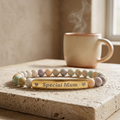 Natural Stone Bar Bracelet | Special Mum