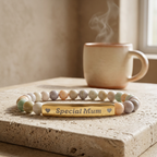 Natural Stone Bar Bracelet | Special Mum