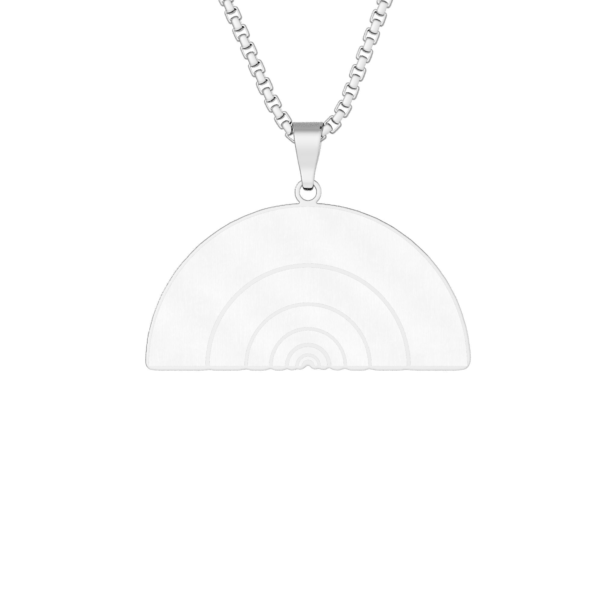 LGBTIQ Rainbow Pendant Necklace