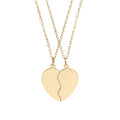 Break Apart Heart Necklace Set