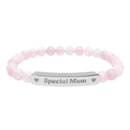Natural Stone Bar Bracelet | Special Mum