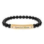 Natural Stone Bar Bracelet | Special Mum