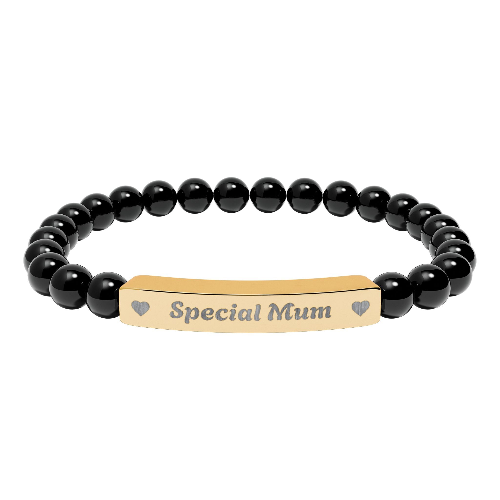 Natural Stone Bar Bracelet | Special Mum