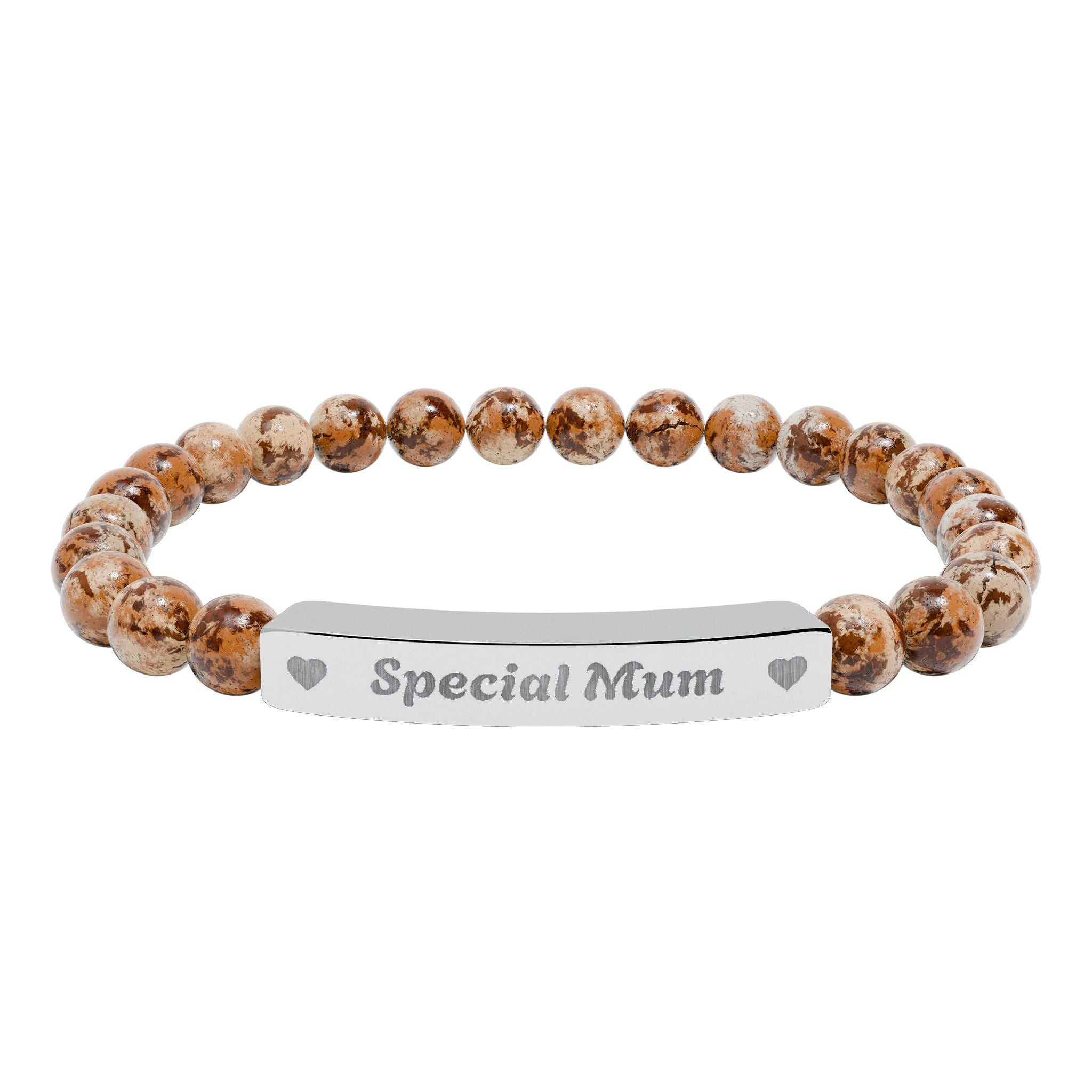 Natural Stone Bar Bracelet | Special Mum